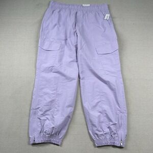 Old Navy Pants Womens L Quick Dry Cargo Parachute Dance‎ Lavender Swishy Joggers